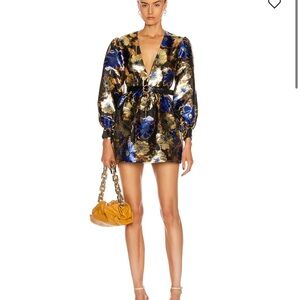 Alice McCall US size 6 Night Light Metallic Mini Dress